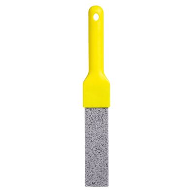 Pumice Stone Toilet Cleaning Brush with Handle, Yellow