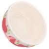 Compact Pink Ceramic Food Bowl for Hamsters and Rabbits view 1