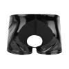 Men's Sexy Low-Rise Briefs with Front Opening, Black, XXXXXL view 4