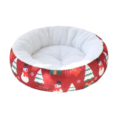 Sionhiuo Warm Cat Mat, Soft Round Calming Comfort Sofa
