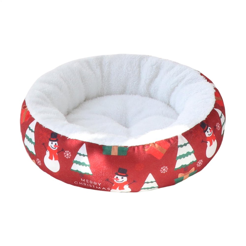 Sionhiuo Warm Cat Mat, Soft Round Calming Comfort Sofa