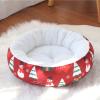 Sionhiuo Warm Cat Mat, Soft Round Calming Comfort Sofa view 3