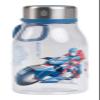 Beckmann Drinking Bottle, Blue Lightning, Transparent view 1