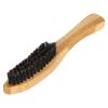 Walfront Beard Brush for Men, Soft Composite Wood Grooming Brush with Ergonomic Handle for Travel and Beard Care view 2