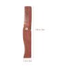 VALICLUD Foldable Brown Wood Pocket Comb for Men’s Mustaches and Beards view 2