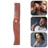 VALICLUD Foldable Brown Wood Pocket Comb for Men’s Mustaches and Beards view 3