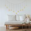 Metal Star Hanging Decoration, 1 Piece, Gold, Christmas Party Wall Decor view 4