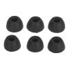 Bediffer Silicone Replacement Earbud Covers, Noise Isolation, Ear Tips for Buds 2 SM-R177, 3 Pairs, S/M/L, Black view 1