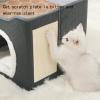Partially Enclosed Foldable Cat Nest view 2