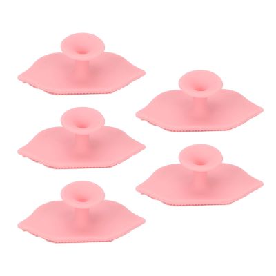 Bonbela 5-Piece Silicone Exfoliating Lip Brush Set