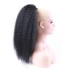 Afro-Curl Drawstring Ponytail Extension, Heat-Resistant Synthetic Fiber, Deep Curly, Natural Black, 12 in view 1