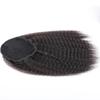 Afro-Curl Drawstring Ponytail Extension, Heat-Resistant Synthetic Fiber, Deep Curly, Natural Black, 12 in view 4