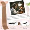 Elailite 10-Piece Tape-In Human Hair Extensions (15 g) + 10 Invisible Adhesive Tapes, 45 cm, #6 Medium Brown view 2