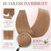 Elailite 10-Piece Tape-In Human Hair Extensions (15 g) + 10 Invisible Adhesive Tapes, 45 cm, #6 Medium Brown view 4