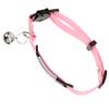 BESPORTBLE Adjustable Cat Collar with Bell and Custom Name Tag - Pink Panda view 1