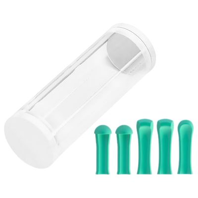 ifundom Silicone Earwax Remover Tips with ABS Case, Green