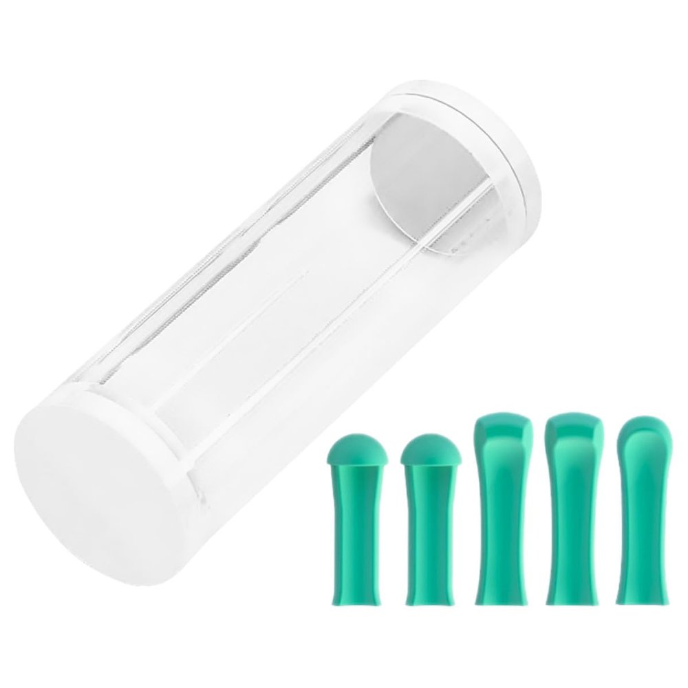 ifundom Silicone Earwax Remover Tips with ABS Case, Green