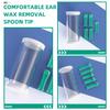 ifundom Silicone Earwax Remover Tips with ABS Case, Green view 3