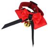 Toddmomy Adjustable Decorative Pet Collar with Bell view 1