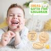 FIDWALL Personalized Baby Tooth Box with Name & Design, Set with Tooth Fairy Coin view 2
