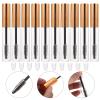 OUNONA Empty 10 ml Mascara Tubes with Transparent Design and Eyelash Brushes, 10-Pack view 2
