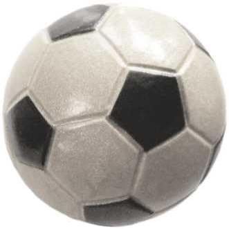 Happet 40mm Silver Glitter Football Dog Toy