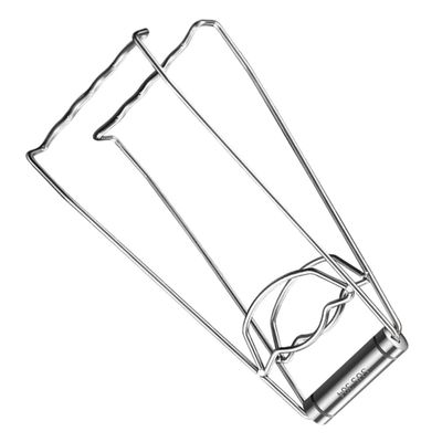 Stainless Steel Bowl-Gripping Tongs, Foldable, Non-Slip, Heat-Resistant
