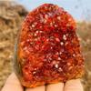 QMIQXIWS 1-Piece 200–300 g Brazilian Citrine Cluster, Gemstone, Spiritual Gift view 2