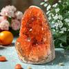 QMIQXIWS 1-Piece 200–300 g Brazilian Citrine Cluster, Gemstone, Spiritual Gift view 3