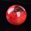 QMIQXIWS 1pc 7.5–8 cm Red Melting Stone Ball, Quartz Crystal Sphere view 3