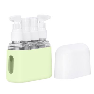4-in-1 Refillable Travel Shampoo and Conditioner Bottles