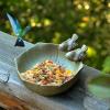 Multifunctional Ceramic Bird Bath, Artistic view 3