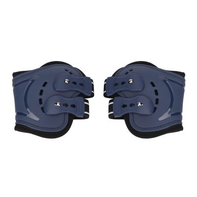 Mavaol Horse Hind Leg Boots, Breathable, Lightweight, Shock-Absorbing, Non-Slip, Blue (M)
