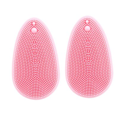 ULTECHNOVO 2-Pack Silicone Facial Cleansing Brushes, Pink