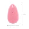 ULTECHNOVO 2-Pack Silicone Facial Cleansing Brushes, Pink view 2