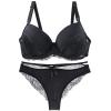 Fashionable Women's Lace Bra Set, Red, 80D view 2