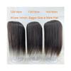 JIANBOHAIRS Remy Human Hair Topper with Bangs, Hand-Tied Silk Top, 16 Inches view 3