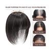 JIANBOHAIRS Remy Human Hair Topper with Bangs, Hand-Tied Silk Top, 16 Inches view 4