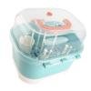 Cryfokt Baby Bottle Storage Box, Compact and Practical for Home, Plastic Drying Rack for Nursing Bottles, Baby Bottles and Tableware (GREEN) view 2