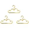 Youbones 30-Pack Non-Slip Metal Children's Hangers, Gold Cloud Shape view 1