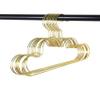 Youbones 30-Pack Non-Slip Metal Children's Hangers, Gold Cloud Shape view 3