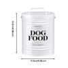 LRXFPIYF Airtight Dog Food Storage Container, White view 3