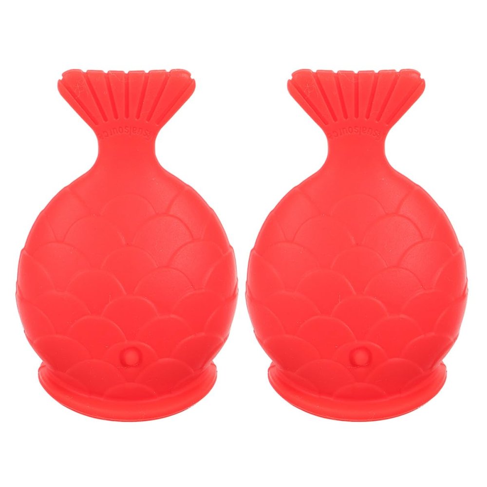 Housoutil Fish-Shaped Lip Plumper Tool, 2-Piece Silicone Set
