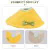 VALICLUD Pet Bird Anti-Bite Collars, 2-Piece Fleece and Linen Set view 3