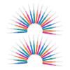 Straight Plastic Interdental Brushes with Stainless Steel Wire view 1