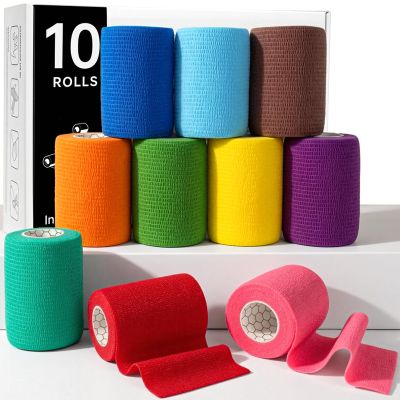Rokehr Self-Adhering Bandage, 10 Rolls, 3 in x 4.9 yd