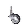 5-Pack 2.5-Inch Aluminum Alloy Swivel Casters, M6/M8/M10/M11, Anti-Tangle, for Office and Gaming Chairs (M11 x 22 mm, Brake) view 1