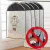 Zuiquity Set of 5 Nonwoven Garment Bags, Waterproof and Dustproof, with Clear Window and Back Zipper, 2 Sizes (120 cm/47 in) view 4