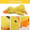 Yagerod Anti-Stress Duck Dog Toy with Squeak, Blue, 32 x 28 cm view 2