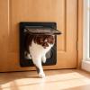 Asixxsix Cat Door, 4-Way Locking, Weather-Resistant ABS Pet Door, Size L view 4